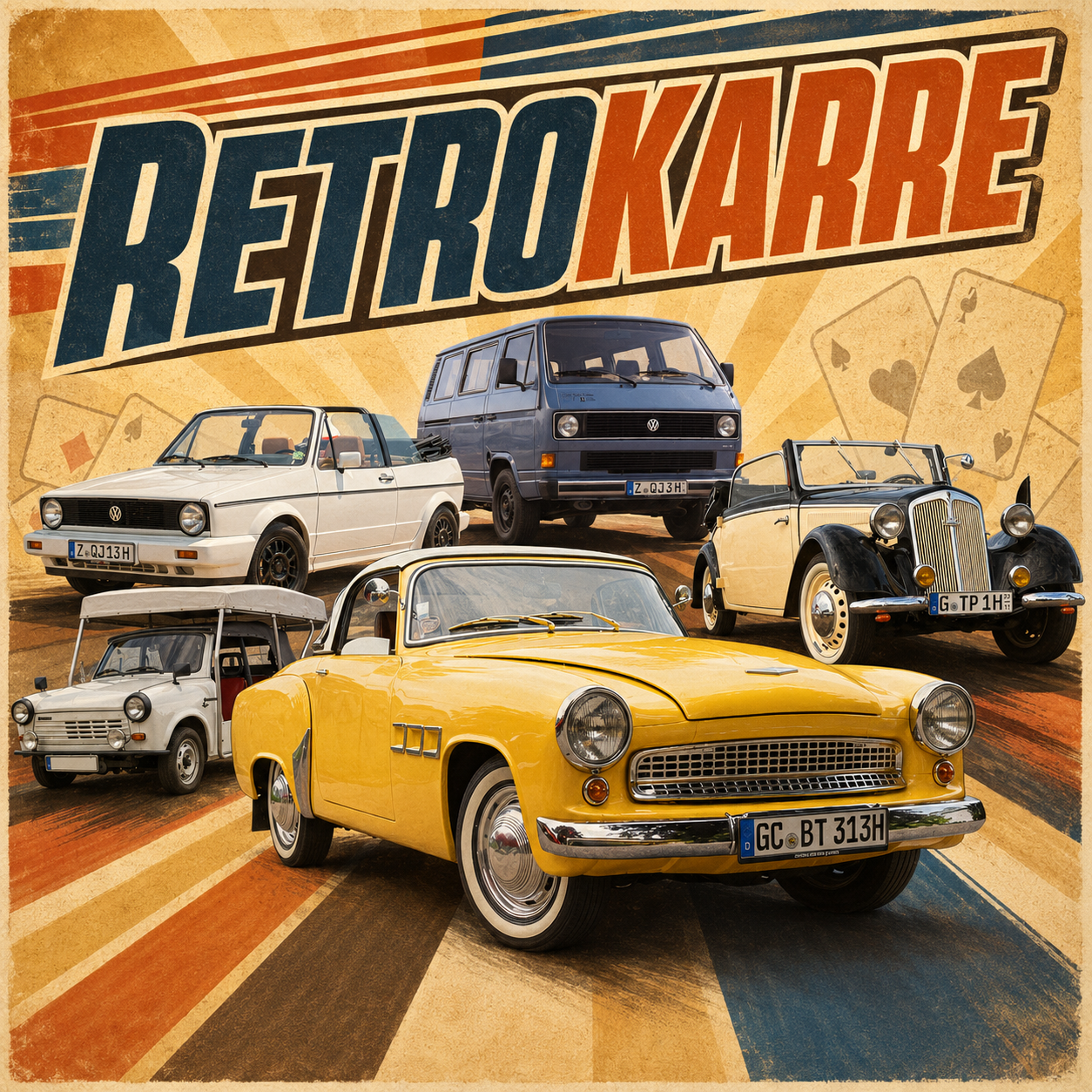 RETROKARRE – das Oldtimer-Kartenduell